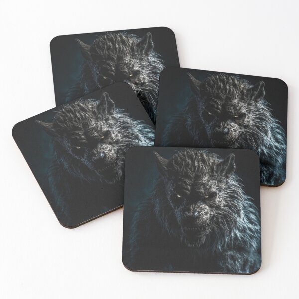 Item preview, werewolf/lycan in a black background  designed and sold by Brandon f.