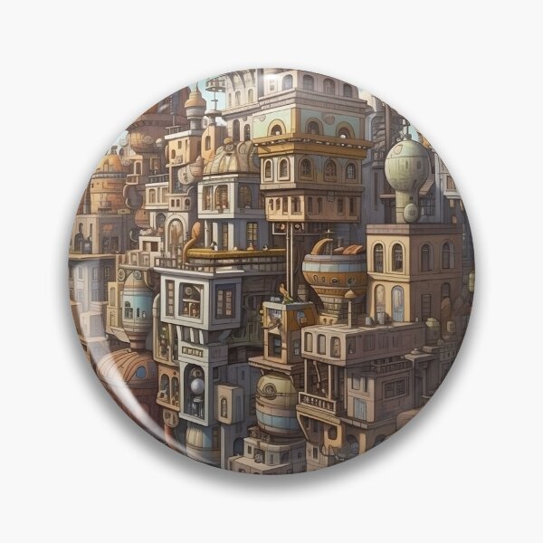 Item preview, Imaginative City - Abstract Art - Cityscape designed and sold by Gameasty.