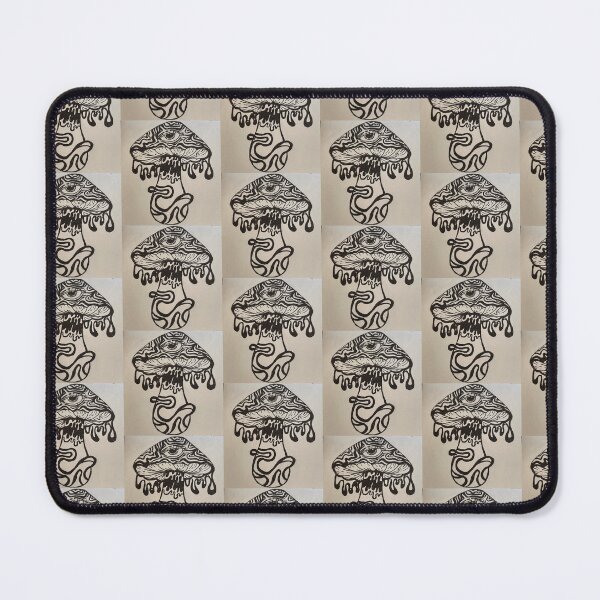 Item preview, trippy mushroom b&w designed and sold by Leoprettyboy.