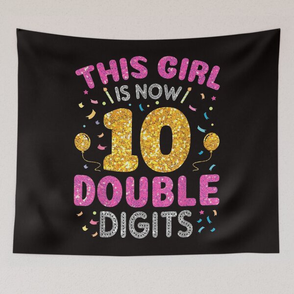 Item preview, It's My 10th Birthday Shirt This Girl Is Now 10 Years Old designed and sold by TomkiesJohnL.