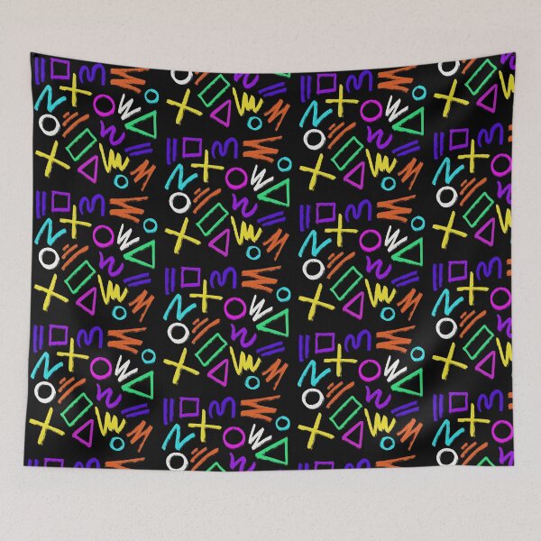 Item preview, Colorful hand drawn abstract brush strokes shapes design  designed and sold by Muhammad  Toqeer.