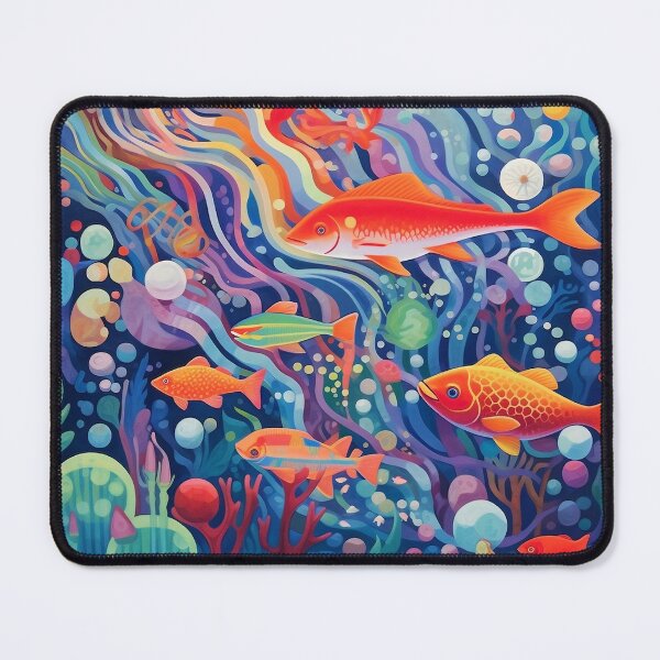 Item preview, Underwater Vibrant Abstract Art designed and sold by Gameasty.
