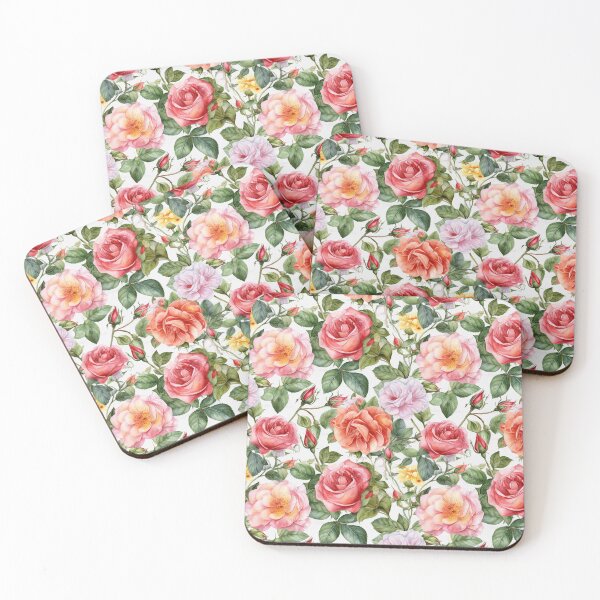 Item preview, Damask Roses Floral Patterns 01 designed and sold by PixelPastry.
