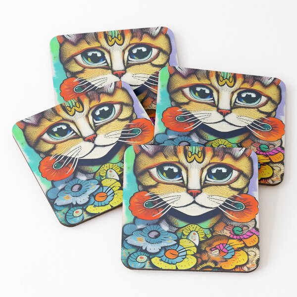 Item preview, Vintage Louis Wain Style Cat designed and sold by PC-artist.