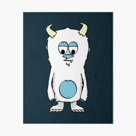 George, the Christmas Yeti Art Print