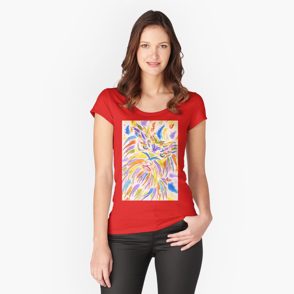 Aperçu de l'œuvre T-shirt échancré créée et vendue par doudouedition.