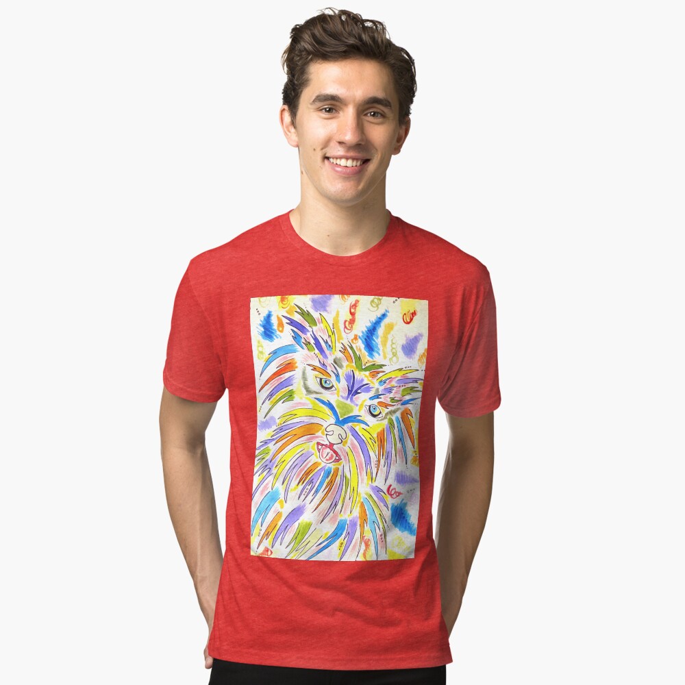 Aperçu de l'œuvre T-shirt chiné créée et vendue par doudouedition.
