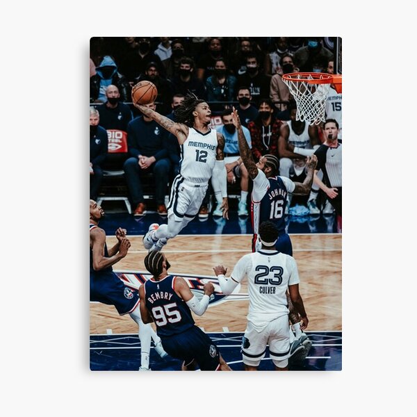 Ja Morant Canvas Painting - Memphis Grizzlies Basketball Canvas Prints -  Ducicanvas