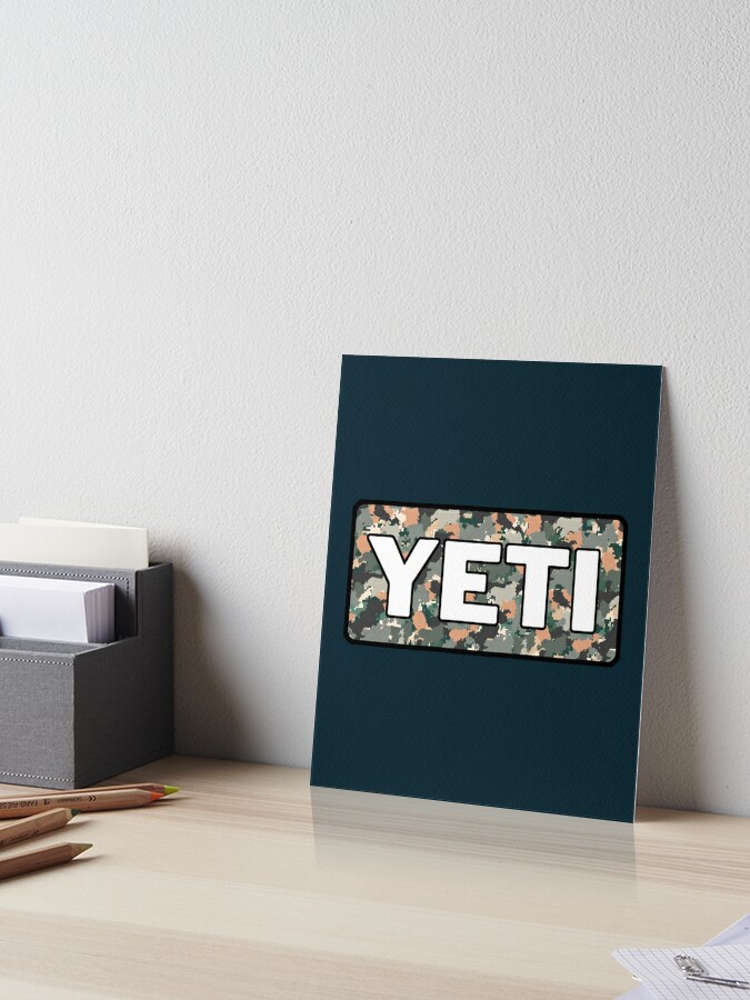 Ice Pink Yeti Sticker Art Board Print for Sale by brookehend