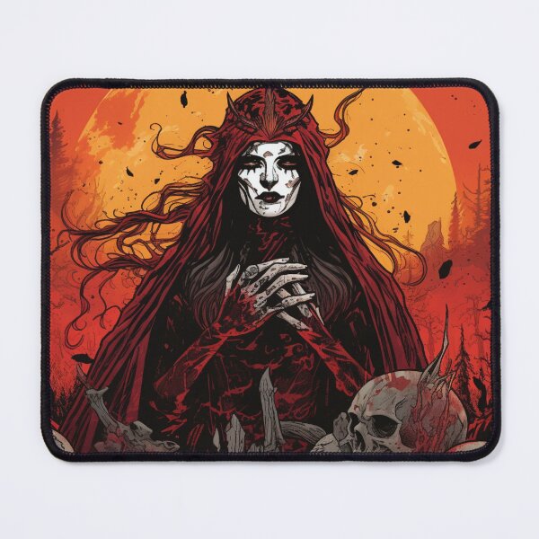 Item preview, Necromancer Under The Moonlight In A Dark Forest designed and sold by Nightarcade.