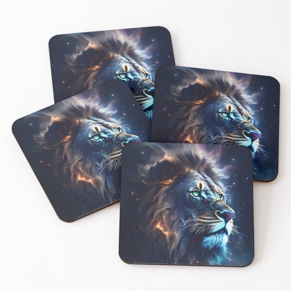 Item preview, Cosmic Ink Journey: A Lion's Majestic Expedition designed and sold by byaz3.
