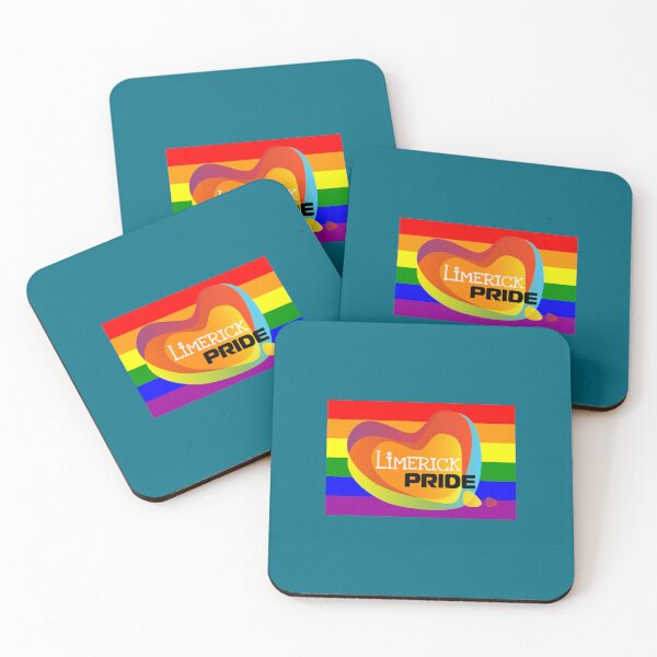 Item preview, Limerick Gay Pride Shirt - Limerick LGBT Rainbow Flag Shirt   designed and sold by rycoyle.
