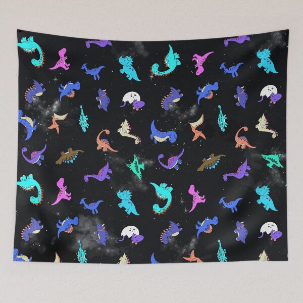 Item preview, Dinosaur Space Pattern - Universe designed and sold by SketchyPedals.