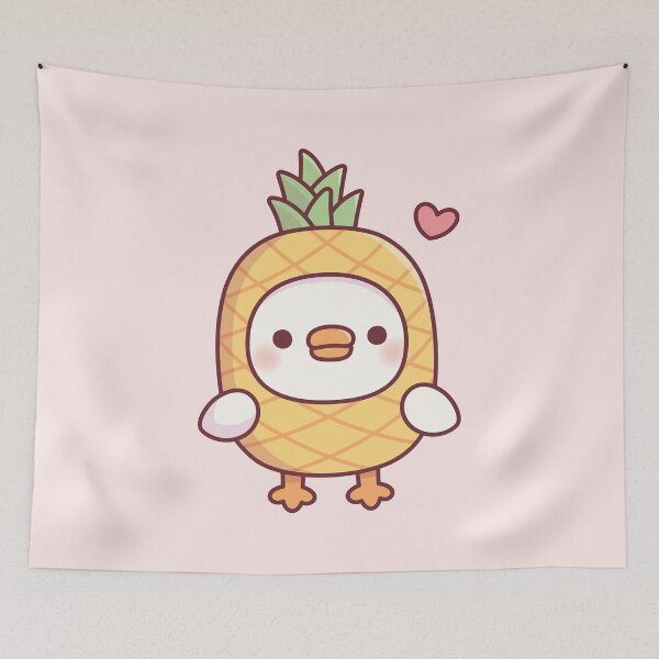 Item preview, Cute Pineapple Ducky Funny designed and sold by rustydoodle.