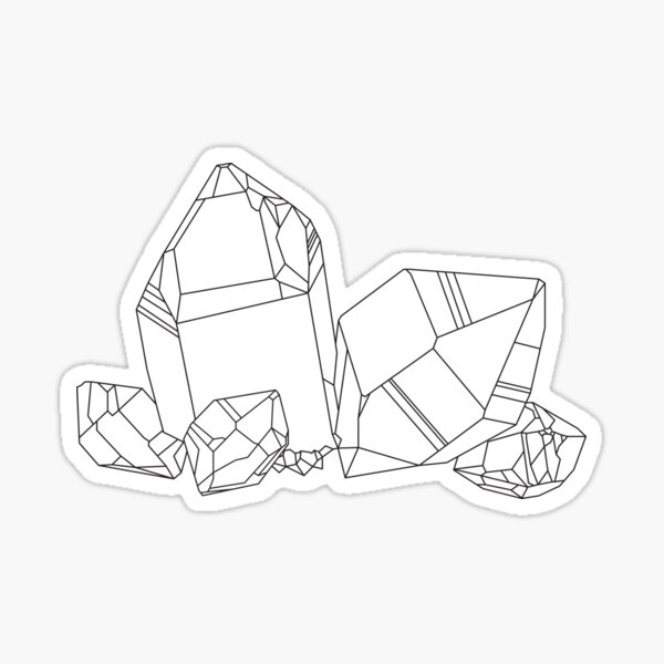 Herkimer Diamond Sticker