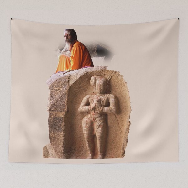 Item preview, Hindu priest at Hampi designed and sold by indiafrankk.