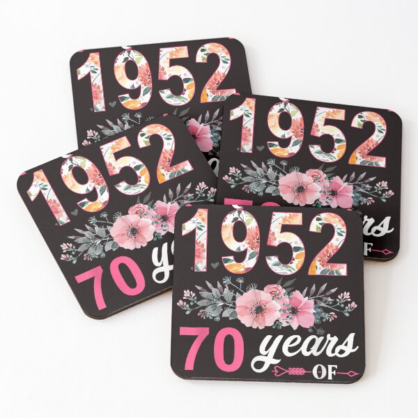 Artikelvorschau, Hergestellt im Jahr 1952, florales Geschenk zum 70. Geburtstag für 70-jährige Frauen entworfen und verkauft von ToniraeEvansAl.
