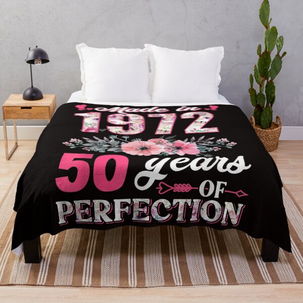 Item preview, Made In 1972 Floral 50 Year Old 50th Birthday Gifts Women designed and sold by ToniraeEvansAl.