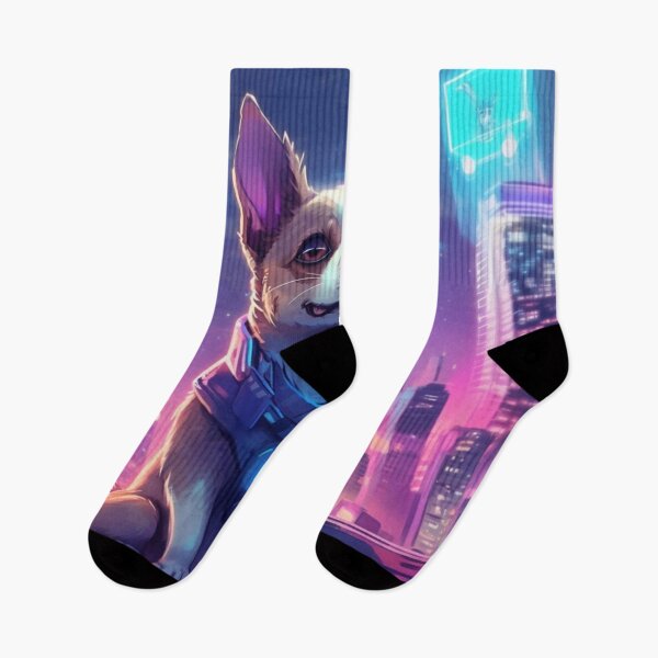 Item preview, Super Cute Cyberpunk Dog designed and sold by RobertoGreen.