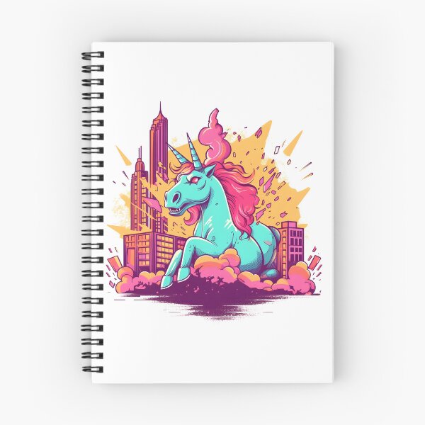 Item preview, Angry Monster Unicorn Destroy The City designed and sold by jonanmashup.