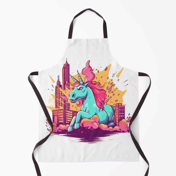 Item preview, Angry Monster Unicorn Destroy The City designed and sold by jonanmashup.