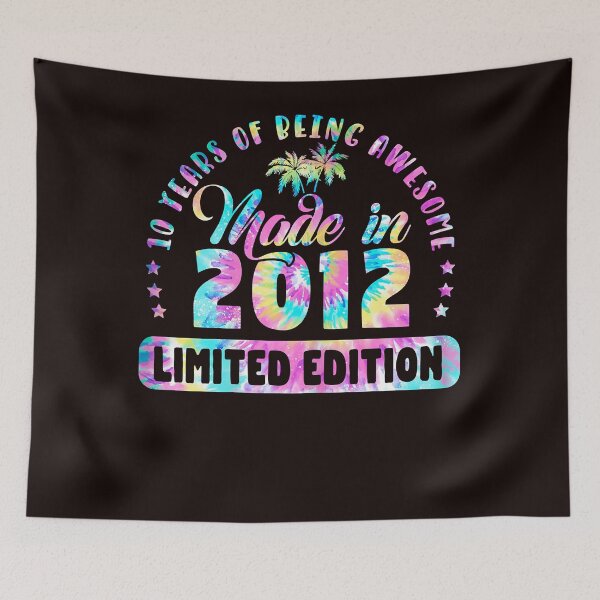 Item preview, Made In 2012 Limited Edition 10 Birthday Gifts 10 Year Old T-Shirt designed and sold by ToniraeEvansAl.