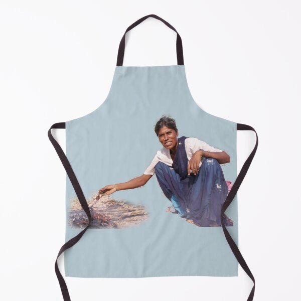 Item preview, Woman tending fire designed and sold by indiafrankk.