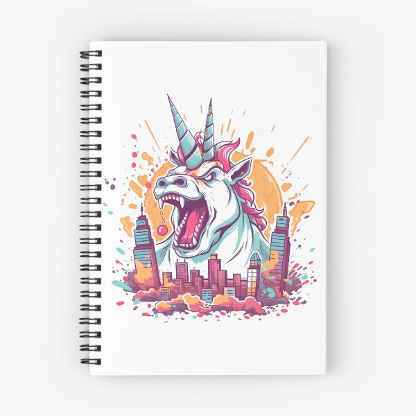 Item preview, Angry Monster Unicorn Destroy The City designed and sold by jonanmashup.