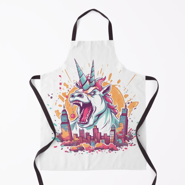 Item preview, Angry Monster Unicorn Destroy The City designed and sold by jonanmashup.