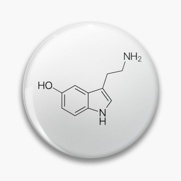 Item preview, Serotonin - Chemical Structure  designed and sold by itsmemaytal.