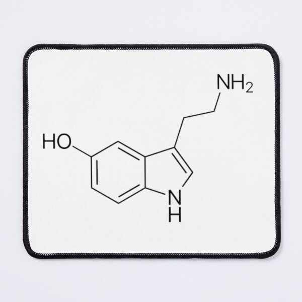 Item preview, Serotonin - Chemical Structure  designed and sold by itsmemaytal.