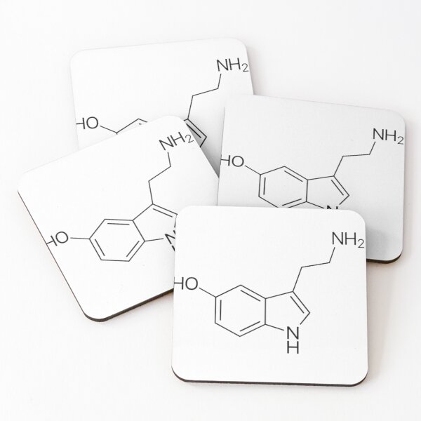 Item preview, Serotonin - Chemical Structure  designed and sold by itsmemaytal.