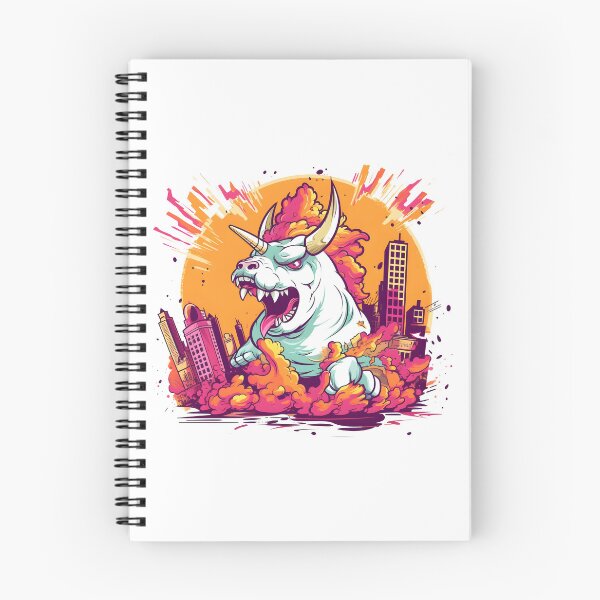 Item preview, Angry Monster Unicorn Destroy The City designed and sold by jonanmashup.