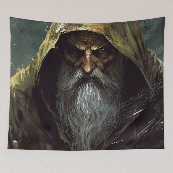 Item preview, Sorcerer Wizard Warlock Mage designed and sold by Nightarcade.