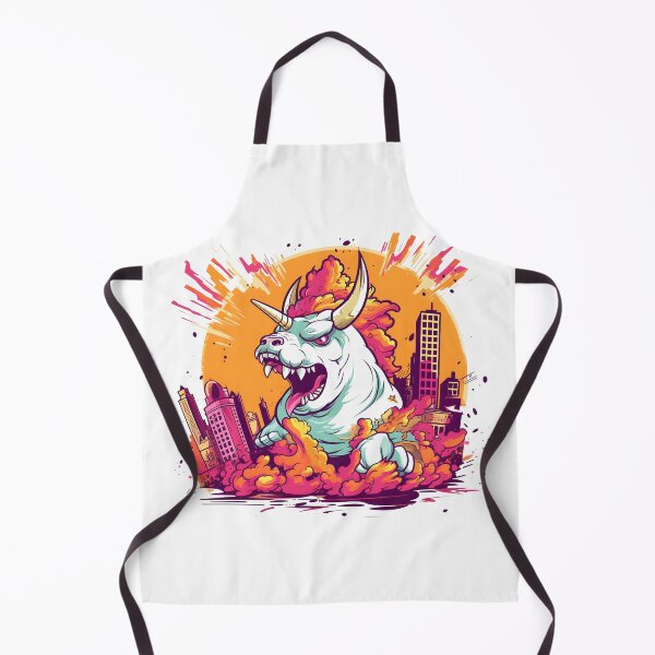 Item preview, Angry Monster Unicorn Destroy The City designed and sold by jonanmashup.