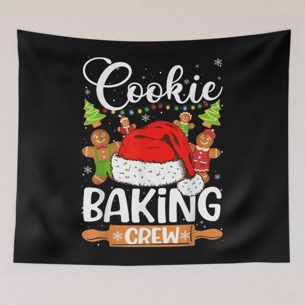 Item preview, Cookie-Baking-Crew Christmas Santa Family-Gingerbread-Funny T-Shirt designed and sold by CSilvax.