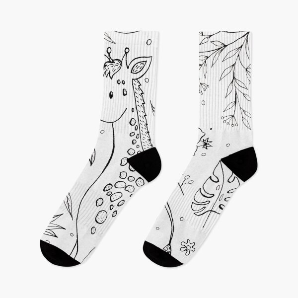 Item preview, Handdrawn Cute Giraffe designed and sold by Titatu.