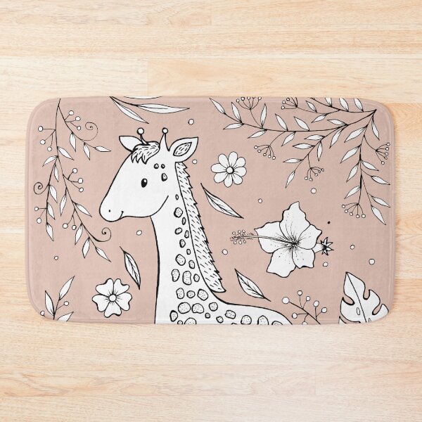 Item preview, Handdrawn Cute Giraffe designed and sold by Titatu.