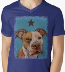 American Pit Bull Men's V-Neck T-Shirt