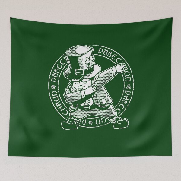 Artikelvorschau, Dabchaun Dabbing Leprechaun St. Patrick Tag T-Shirt Weiß entworfen und verkauft von vomaria.