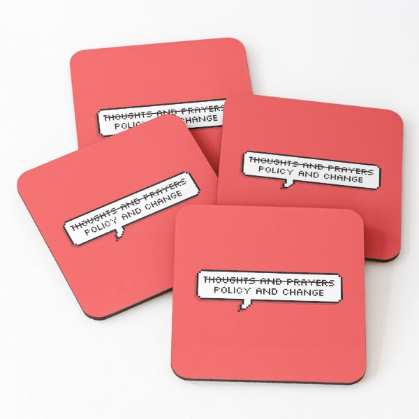 Item preview, thoughts and prayers policy and change  designed and sold by sunrockers.