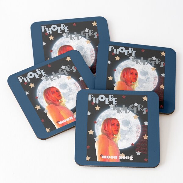Item preview, phoebe bridgers moon songred stars designed and sold by Mukijuasario.