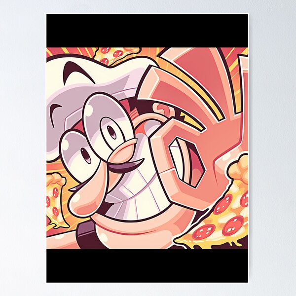 Pizza Tower Peppino Trans Poster for Sale by DingoTee (1388)