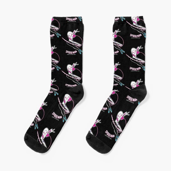 Gwen Stacy Spider Verse Socks for Sale by SofiaMarshall64