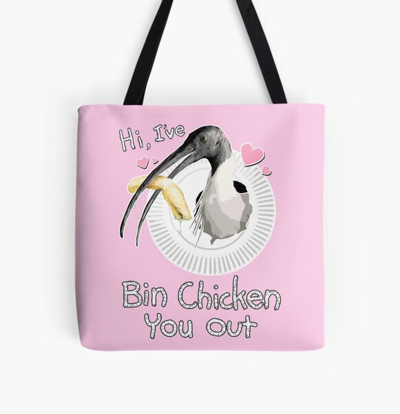 Item preview, Bin Chicken You Out (pink) designed and sold by MaratusFunk.