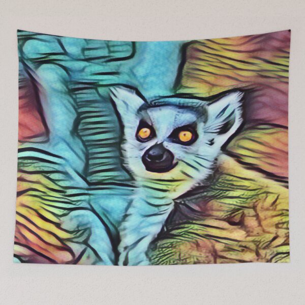 Item preview, Lemur Stare In Glow designed and sold by Fearless-Fox.