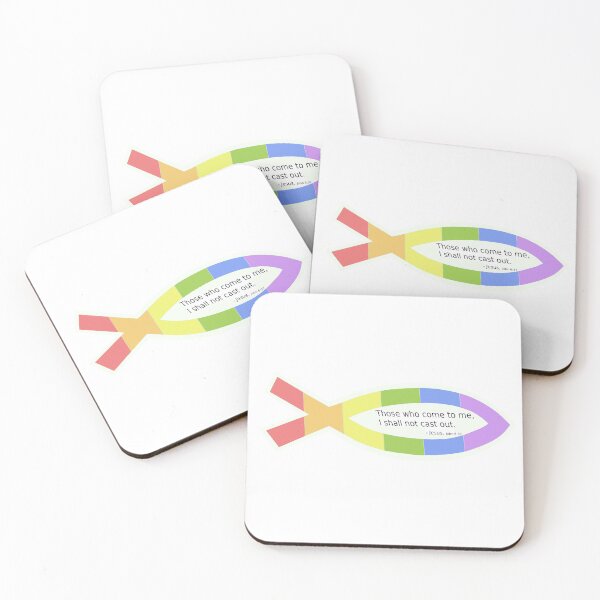 Item preview, Rainbow Christian Fish   designed and sold by BackgroundPixel.