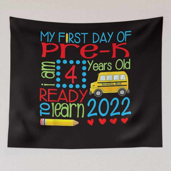 Item preview, My 1st Day Of Pre K I Am 4 Years Old & Ready To Learn designed and sold by RosaVelazqu.