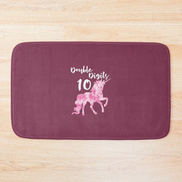 Item preview, Double Digits 	 10 Year Old Birthday Unicorn Pink 	 	 designed and sold by akkjxoyab95.