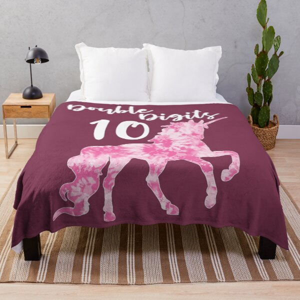 Item preview, Double Digits 10 Year Old Birthday Unicorn Pink designed and sold by akkjxoyab95.